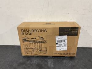 lot 151 image: Over the Sink Dish Drying Rack Silver