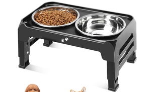 lot 191 image: Elevated Dog Bowls
