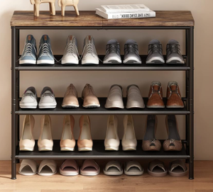 lot 198 image: INGIORDAR Shoe Rack Organizer 4 Tier