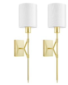 lot 200 image: SET OF 2 SURAIELEC Battery Operated Wall Sconce