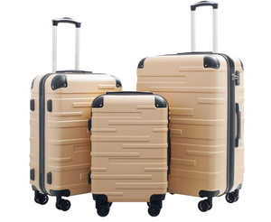 lot 5 image: Coolife Luggage Expandable(only 28) Suitcase 3 Piece Set with TSA Lock Spinner 20in24in28in