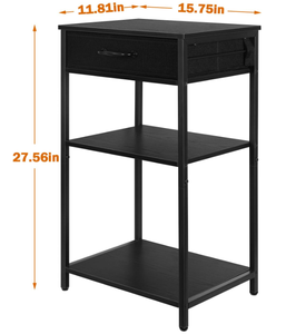 lot 121 image: ETELI Printer Stand Table for Home Office 3 Tier