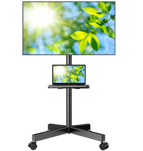 lot 131 image: PERLESMITH Mobile TV Stand for 23-60 Inch LCD LED Flat