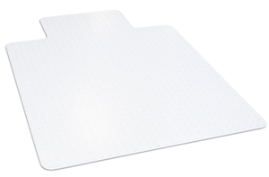 lot 140 image: Dimex Office Chair Mat for Low Pile Carpet, 36 x 48, Clear