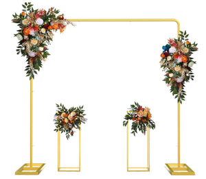 lot 142 image: Wedding Arch Backdrop Stand, 7.2FT x 7.2FT