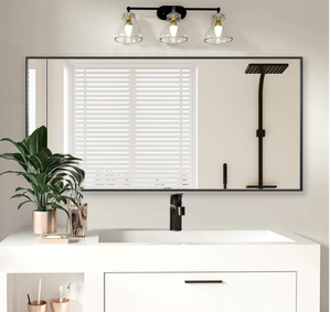 lot 148 image: 20 x 40 Inch Rectangle Wall Mirror