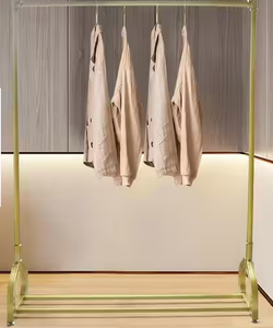 lot 305 image: Clothes Rack Organizer Gold Metal