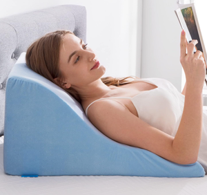 lot 355 image: NOFFA Memory Foam Triangle Corner Cushion