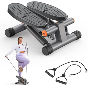 lot 373 image: Niceday Steppers for Exercise, Stair Stepper with Resistance Bands