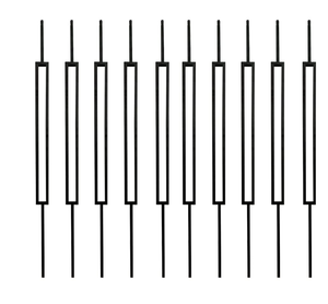 lot 376 image: Staircase Iron Balusters (Box of 10) Stair Parts 12 Square Metal Balusters