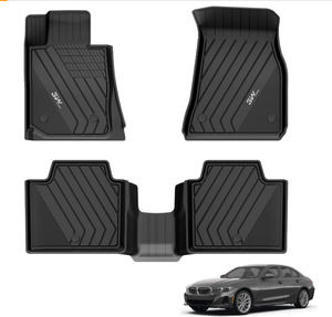 lot 389 image: 3W Floor Mats Custom Fit for 2019-2024 G20 BMW 3 Series