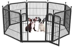 lot 221 image: FXW Rollick Dog Playpen for Yard, Camping, 24 Height Heavy Dut