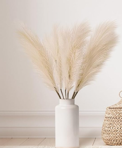 lot 418 image: SET OF 10 Table Dried Reed Ornaments