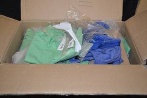 lot 121 image: Box of Bulk Cutter & Buck DryTec Moisture Wicking Polo Shirts