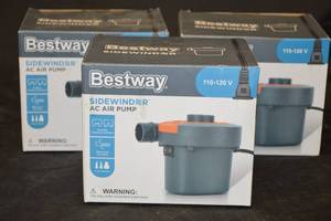 lot 122 image: 3ct Bestway Sidewinder AC Air Pump