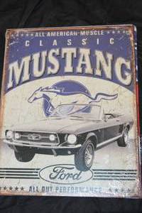 lot 165 image: NEW - Metal Sign Wall Art 16 x 12 Factory Sealed