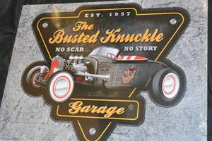 lot 168 image: NEW - Metal Sign Wall Art 16 x 12 Factory Sealed