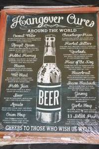 lot 31 image: NEW - Metal Sign Wall Art 16 x 12 Factory Sealed
