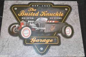 lot 35 image: NEW - Metal Sign Wall Art 16 x 12 Factory Sealed