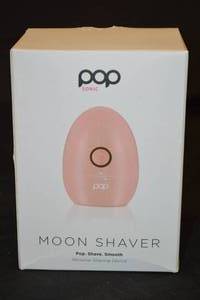 lot 20 image: Pop Sonic Moon Shaver Personal Shaving Device - Peach