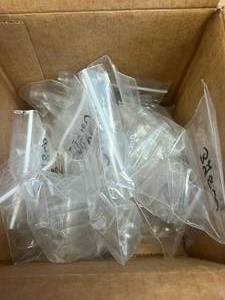 lot 50 image: 132 - Shell Vials 12 Dram 35x12mm