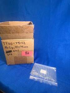 lot 70 image: 250 - Test Tube No Lip 10x75mm