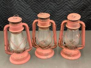 lot 41 image: 3 Oil lamps as is                                 C1