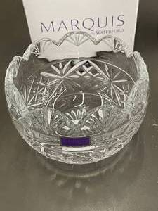 lot 203 image: Waterford Cystal Bowl Marquis line in Box never used          L2