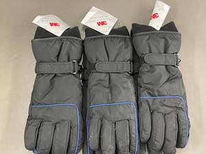 lot 224 image: 3M Thinsulate Gloves Mens ML. 3 Pairs O4