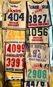 America Birkebeiner and Kortel Ski Bib Display