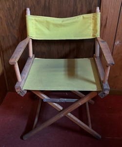 Two Vintage Directors Chairs