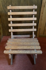 Wonderful Vintage Wooden Nesting Chair