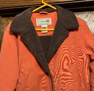 Vintage LL Bean Orange Coat