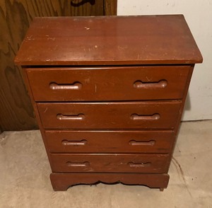 Petite Four Drawer Wooden Dresser