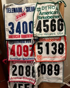 Collection of Kortel, Hayward Cable and American Birkebein Racing Bibs