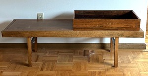 Vintage Mid Century Modern Krobo Bench