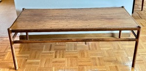 Large Danish Rosewood Coffee Table by Johannes Andersen for CFC Silkeborg