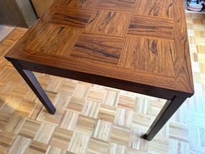 Vintage Norwegian Rosewood Extension Dining Table by Heggen