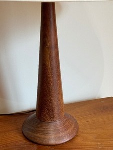 Mid Century Modern Teak Table Lamp