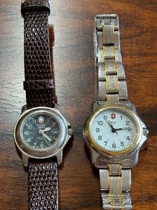 Two Vintage Swiss Army Wrist Watches