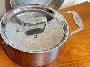 All Clad 3 Quart Saucepan and All Clad 9 Skillet