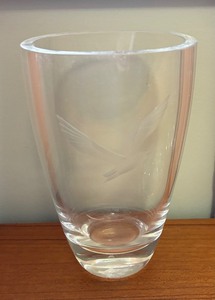 Crystal and Clear Glass Vases and Trinket Dish