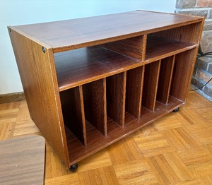 Mid Century Teak Media Stand