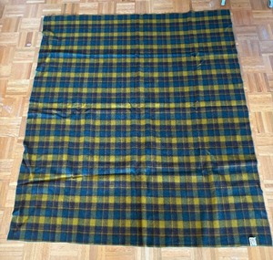 Vintage Wal-Co Wool Plaid Blanket