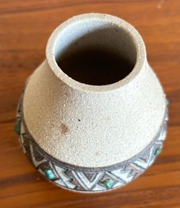 Southwestern Style Pottery Vase, Signed EM King