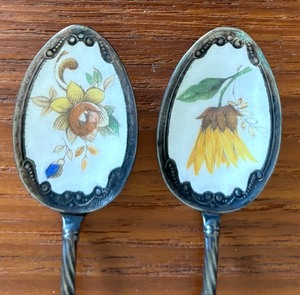 Two Beautiful Decorative Vintage Spoons