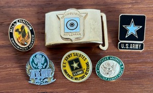 Pin and Belt Buckle Grouping