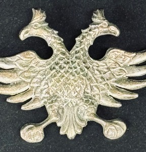 Vintage Imperial Russian Double Headed Eagle Pin