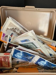 Vintage Collection of Stamps and Stamp Book