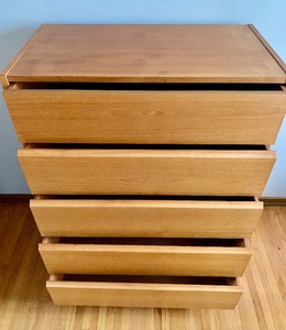 Vintage Danish Teak Vintage Modern Highboy Dresser